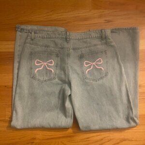 edikted bow jeans